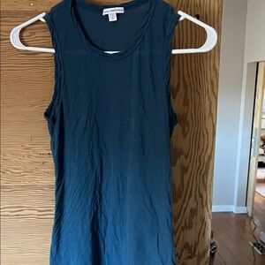 James Perse Deep Navy Sleeveless Crew Tank